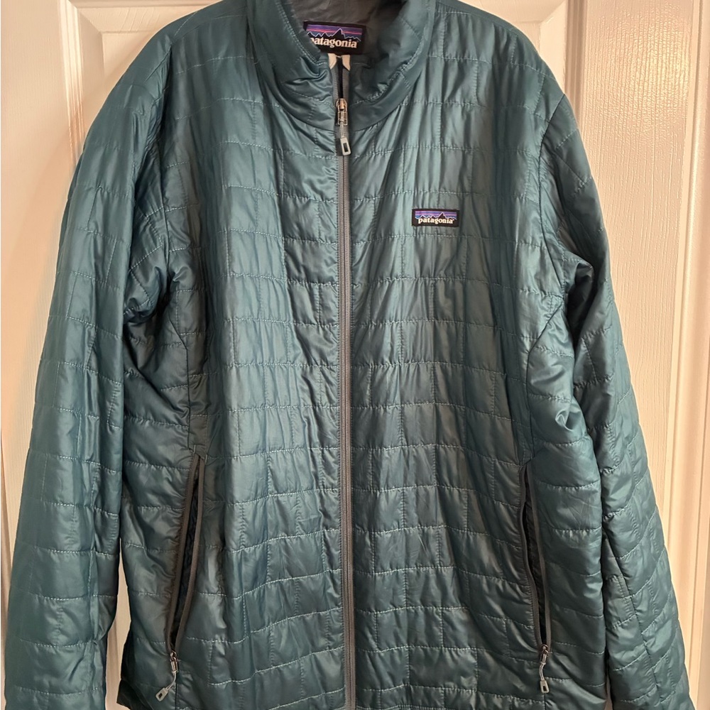 Patagonia Blue Quilted Jacket